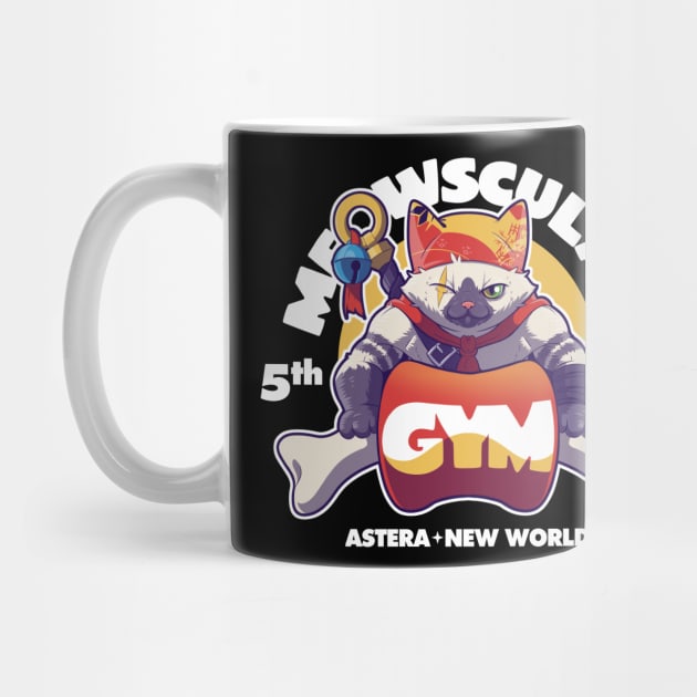 Meowscular Gym by KindaCreative